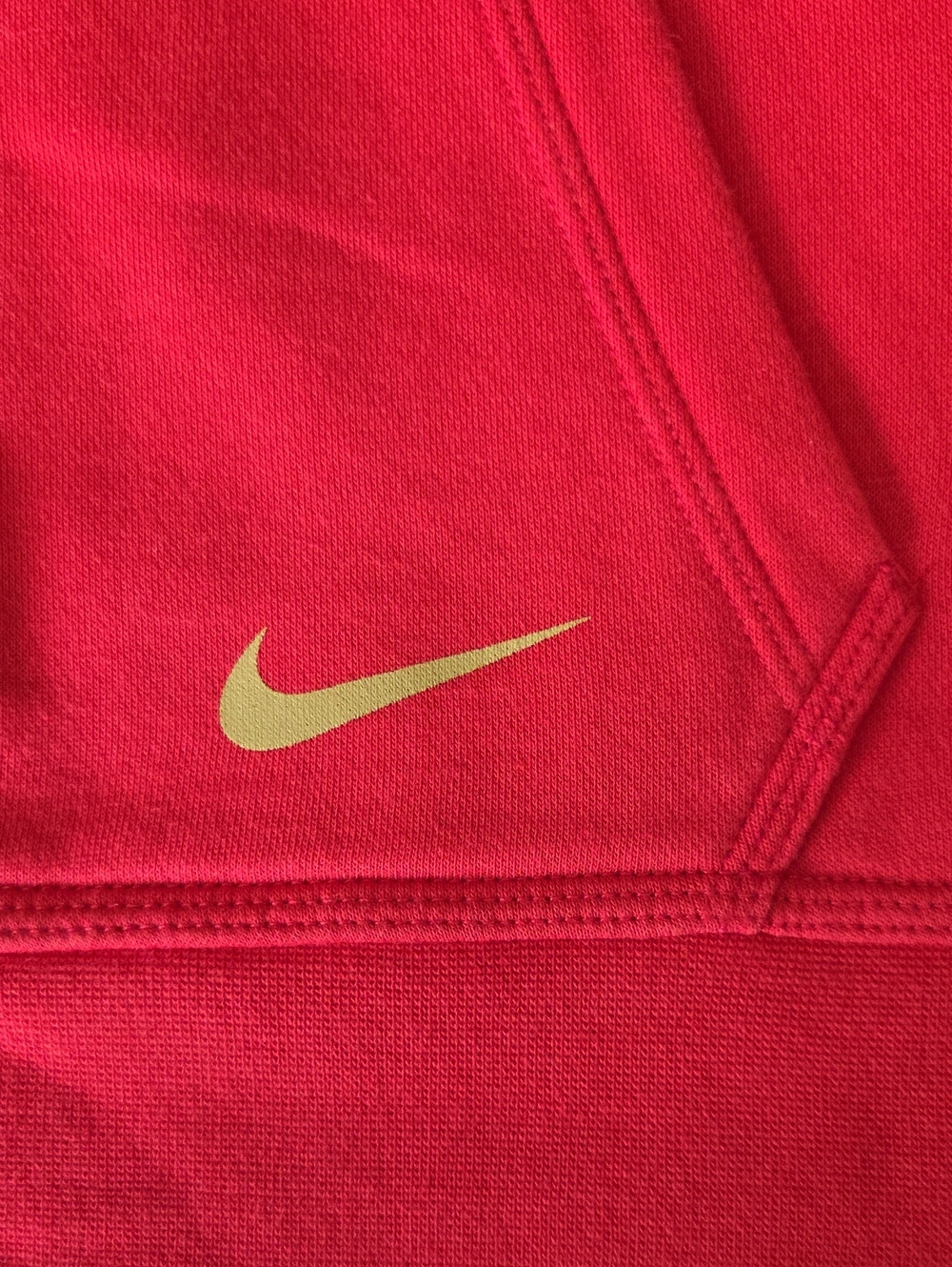 England 3 Lions Nike Soccer Hoodie. Size Large, Red & Gold. - Picture 3 of 6